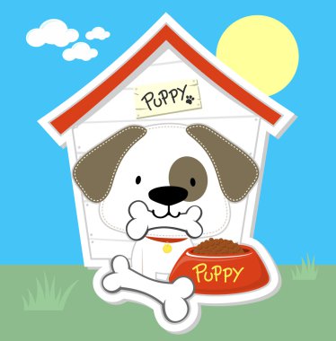 Bebek köpek yavrusu vektör