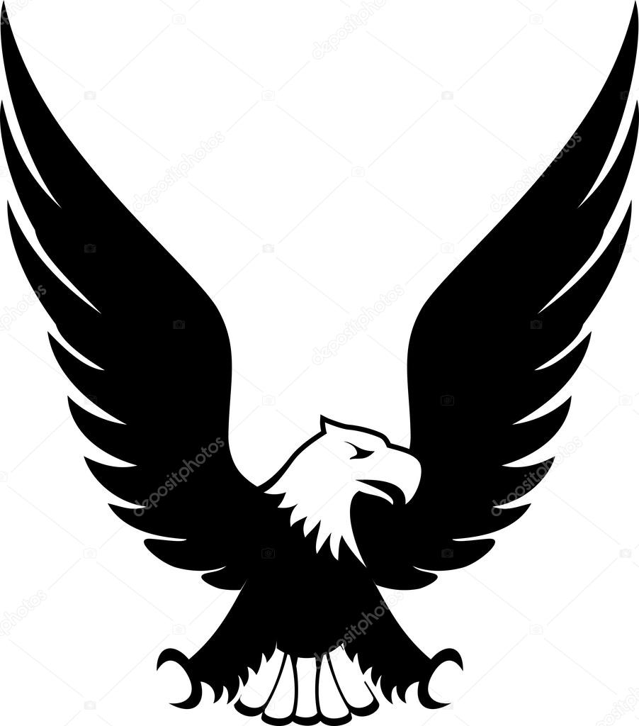 Eagle emblem vector