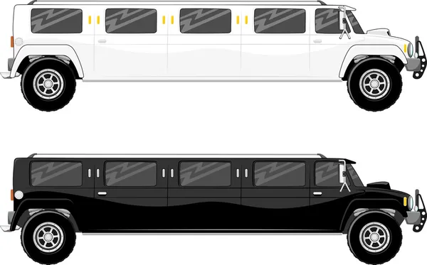 Nákladní automobil limuzína — Stockový vektor