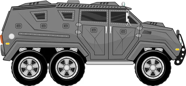 Araç zırhlı kamyon — Stok Vektör