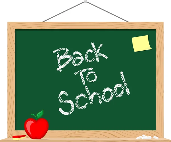 Blackboard tillbaka till skolan — Stock vektor