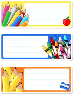 okul notebook etiketleri