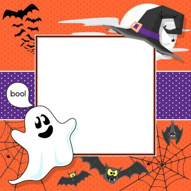 Cadılar Bayramı kartı arka plan