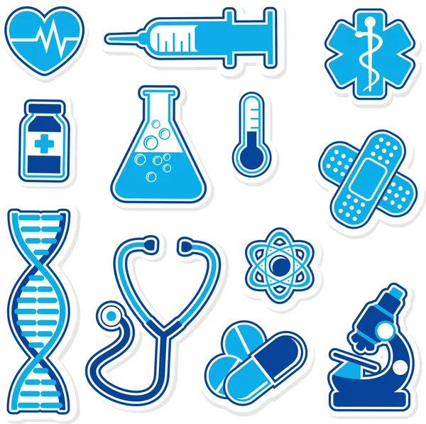 Medical icons designs — Stock Vector