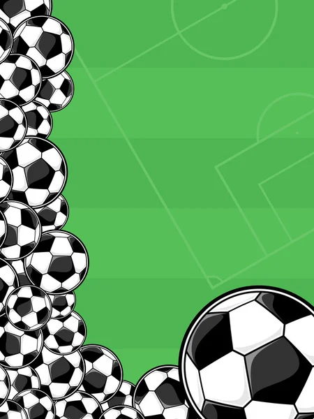 Kontekst piłki nożnej — Wektor stockowy