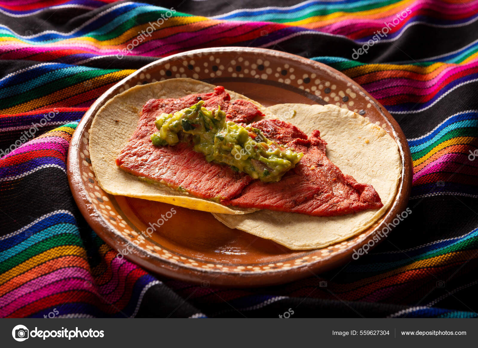 Mexican Comal Grilled Steak Stock Photo - Image of meat, meal