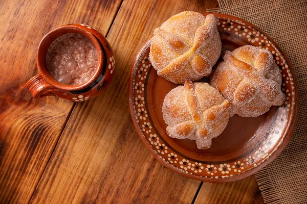 Pan Muerto Típico Pan Dulce Mexicano Que Consume Estación Del — Foto de Stock