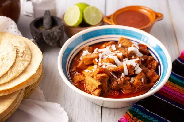 Pancita También Conocido Como Menudo Mondongo Plato Típico México Otros — Foto de Stock