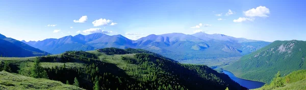 Panorama of the Sayan Mountains — Stock Photo, Image