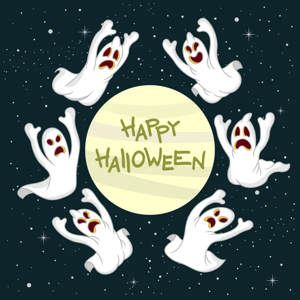 Gelukkige Halloween — Stockvector