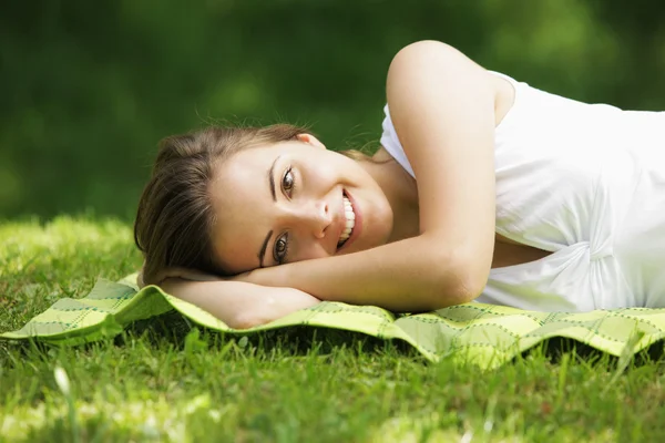 Sunny day portrait — Stock Photo, Image