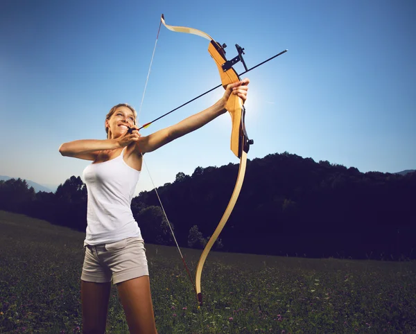 Tiro com arco — Fotografia de Stock