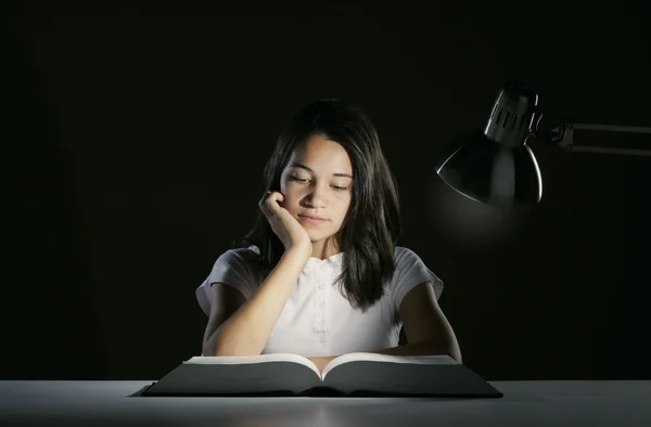 Estudar tarde — Fotografia de Stock