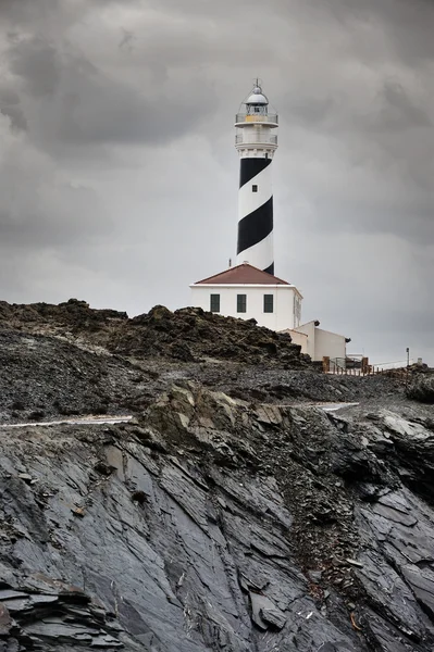 Lighthouse on the cliff — Stock Photo, Image