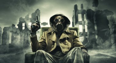 post apocalyptic survivor gaz maskesi