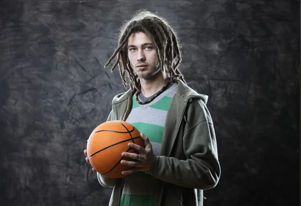 Jogador de basquetebol — Fotografia de Stock