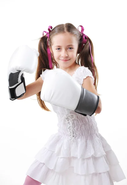 Fiatal harcos lány — Stock Fotó