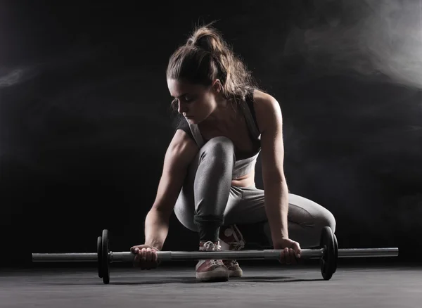 Female bodybuilder — Stock Photo, Image