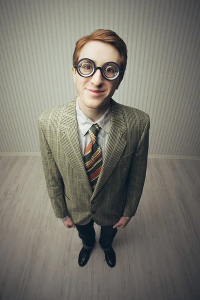 Nerdy Homme d'affaires — Photo