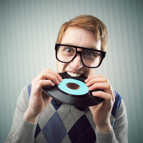 Studente nerd — Foto Stock