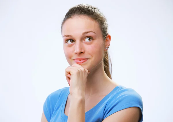 Girl thinking — Stock Photo, Image