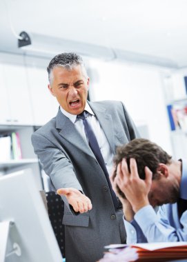 Yelling at an employee