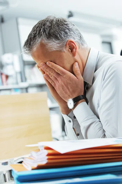 Businessman under stress — Stock Photo, Image