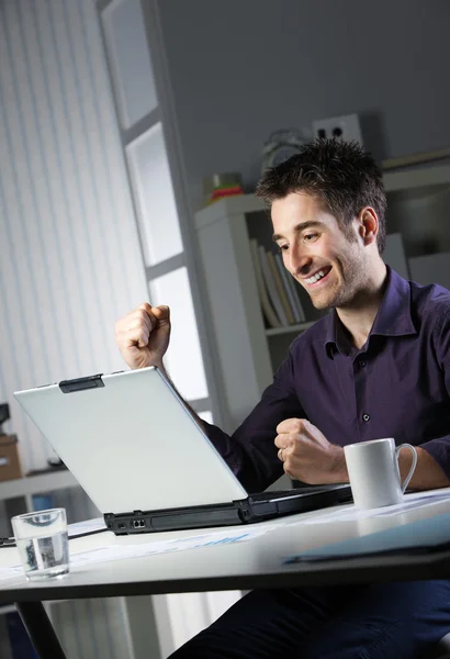 Successful young man — Stock Photo, Image