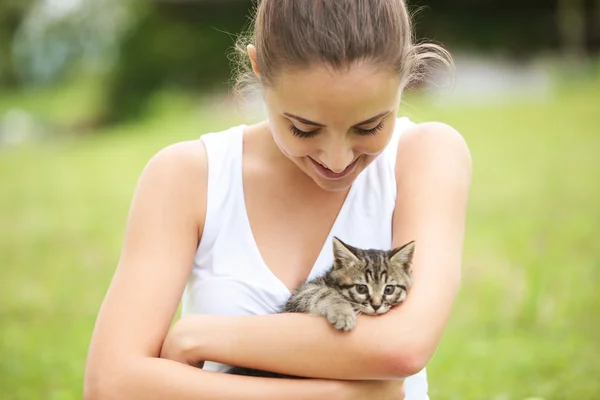 I love my kitty — Stock Photo, Image