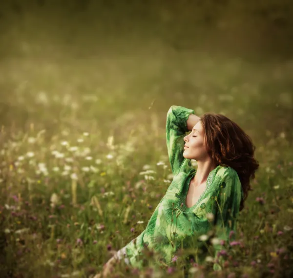 Enjoying the sunset — Stock Photo, Image