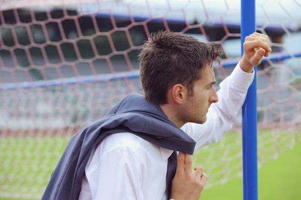 Soccer coach — Stock Photo, Image