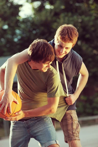 Street basketball — Stock Photo, Image