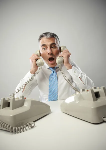 Empresário stressado — Fotografia de Stock