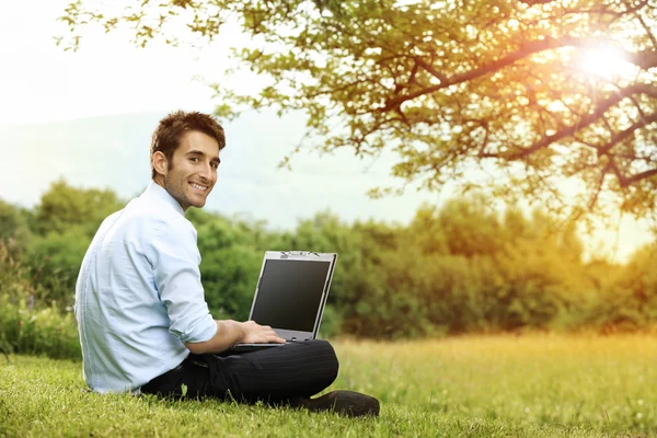 Working outdoors — Stock Photo, Image