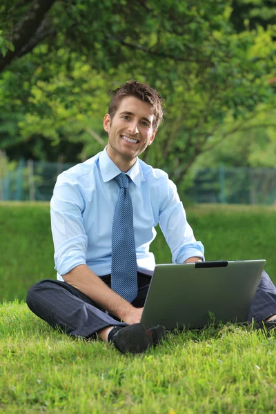 Working outdoors — Stock Photo, Image