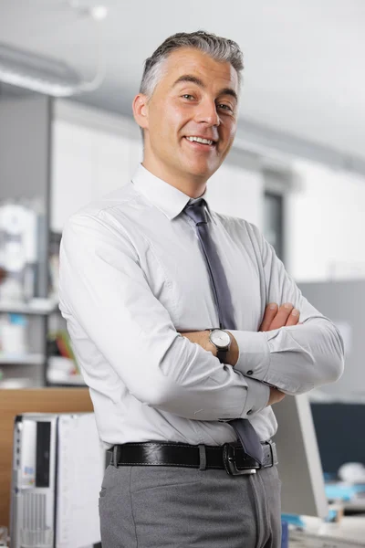 Business man smiling — Stock Photo, Image