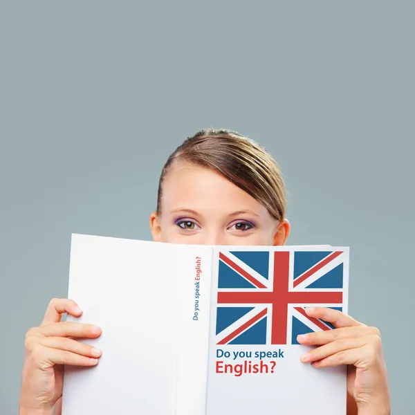 Studentessa inglese — Foto Stock