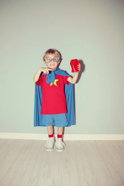 Trochę superbohatera — Zdjęcie stockowe