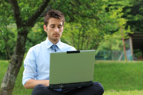 Arbeiten im Freien — Stockfoto