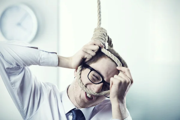 Business Suicide — Stock Photo, Image