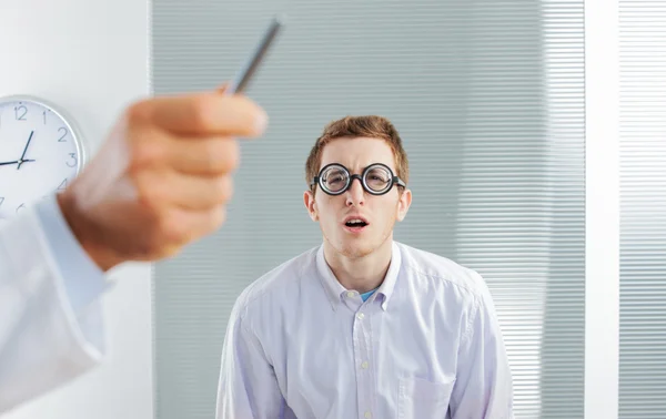 Visita dell'optometrista — Foto Stock