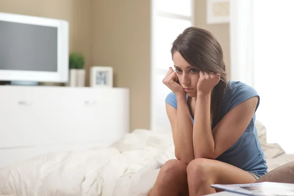 Problemas femeninos — Foto de Stock