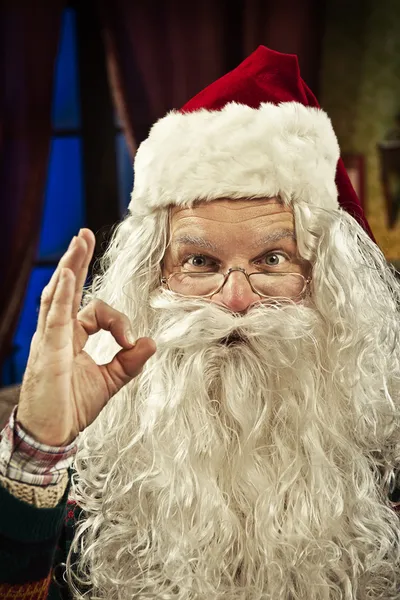 OK! Santa Claus — Stock Photo, Image