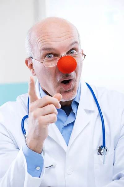 Clown doctor — Stock Photo, Image