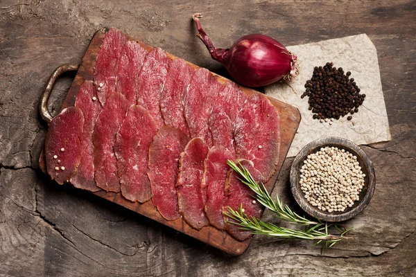 Elegante Speisenzubereitung: Fleisch — Stockfoto