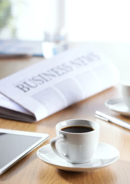 Kaffeepause bei der Arbeit — Stockfoto