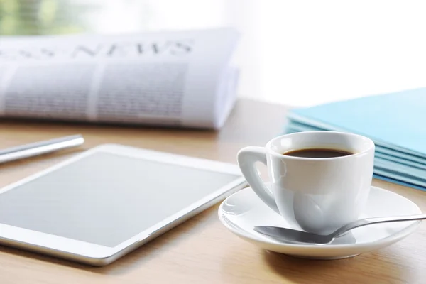 Kaffeepause bei der Arbeit — Stockfoto