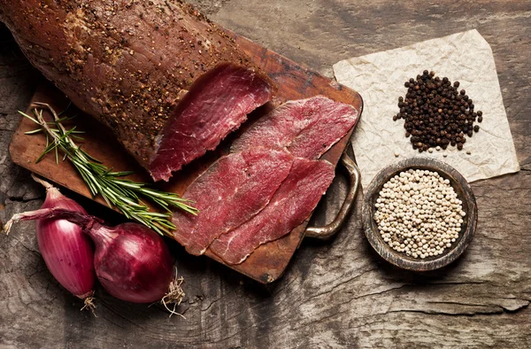 Elegante Speisenzubereitung: Fleisch — Stockfoto