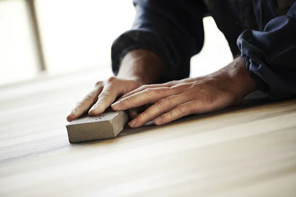 Carpenter at work — Stock Image Carpenter at work Royalty Free Stock Photos