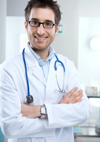 Smiling doctor close-up — Stock Photo, Image